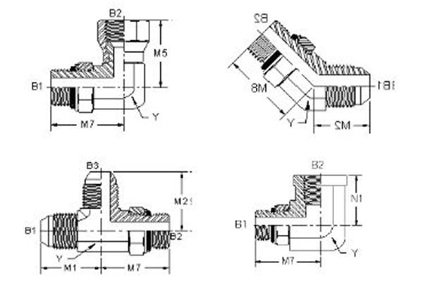 Image - Adapteurs acier inoxydable ajustable ORB Alfagomma