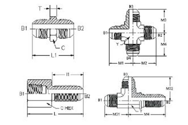 Image - Adapteurs standard JIC 37° Alfagomma