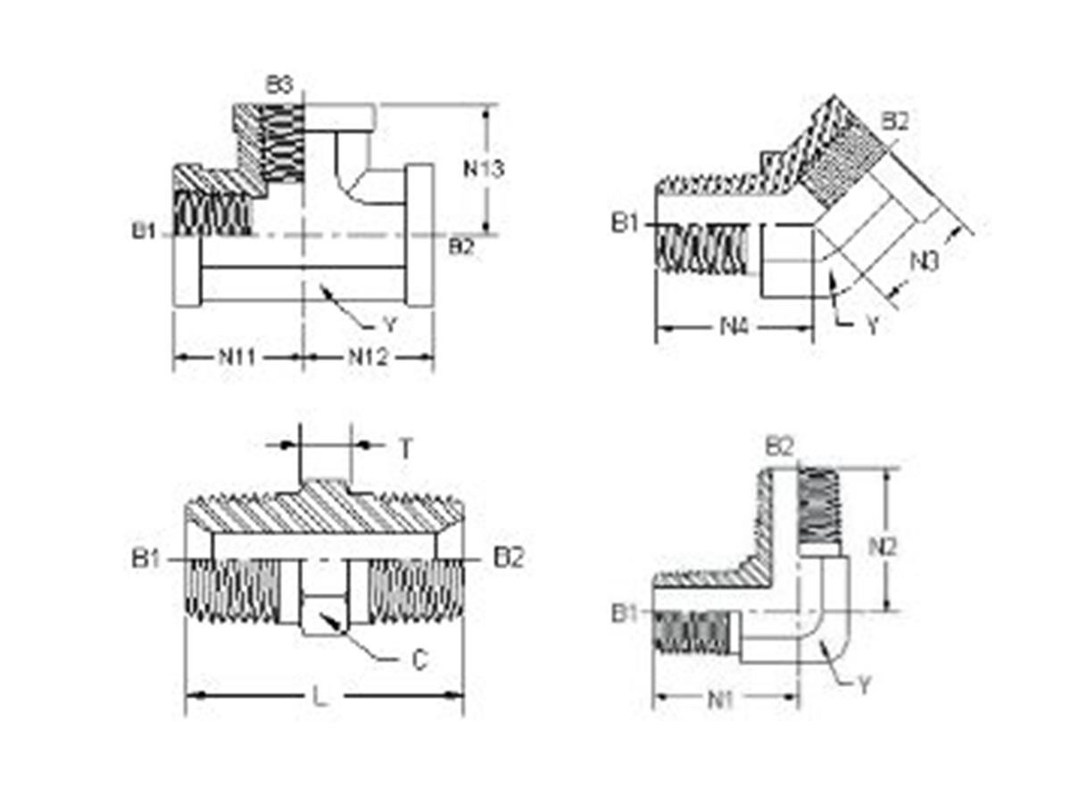 Alfagomma NPT adapter