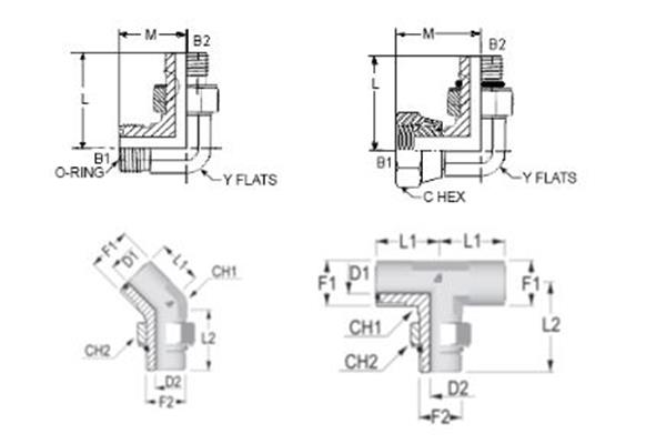 Image - Alfagomma ORFS-AORB adapters