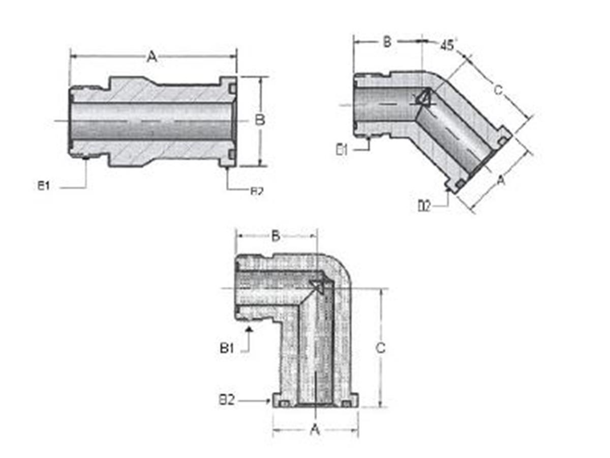 Alfagomma ORFS flanges