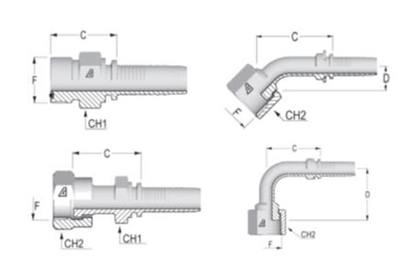 Image - Alfagomma standard ORFS inserts
