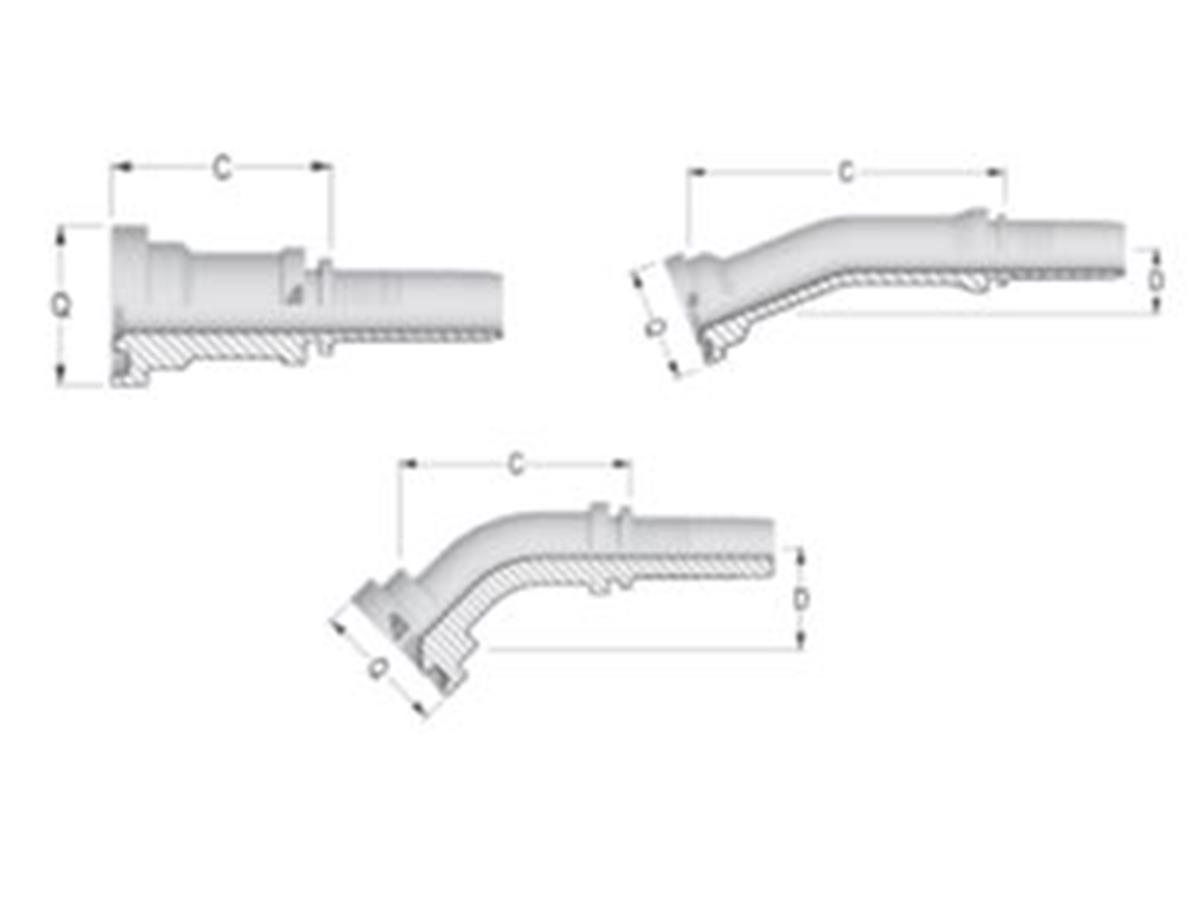 Alfagomma standard SAE flanges
