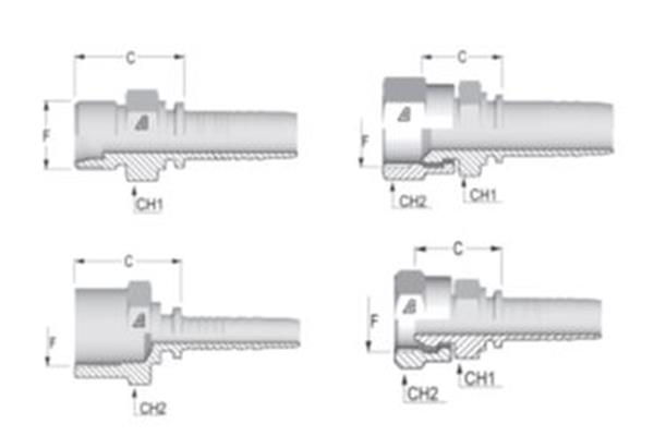 Image - Alfagomma standard SAE inserts