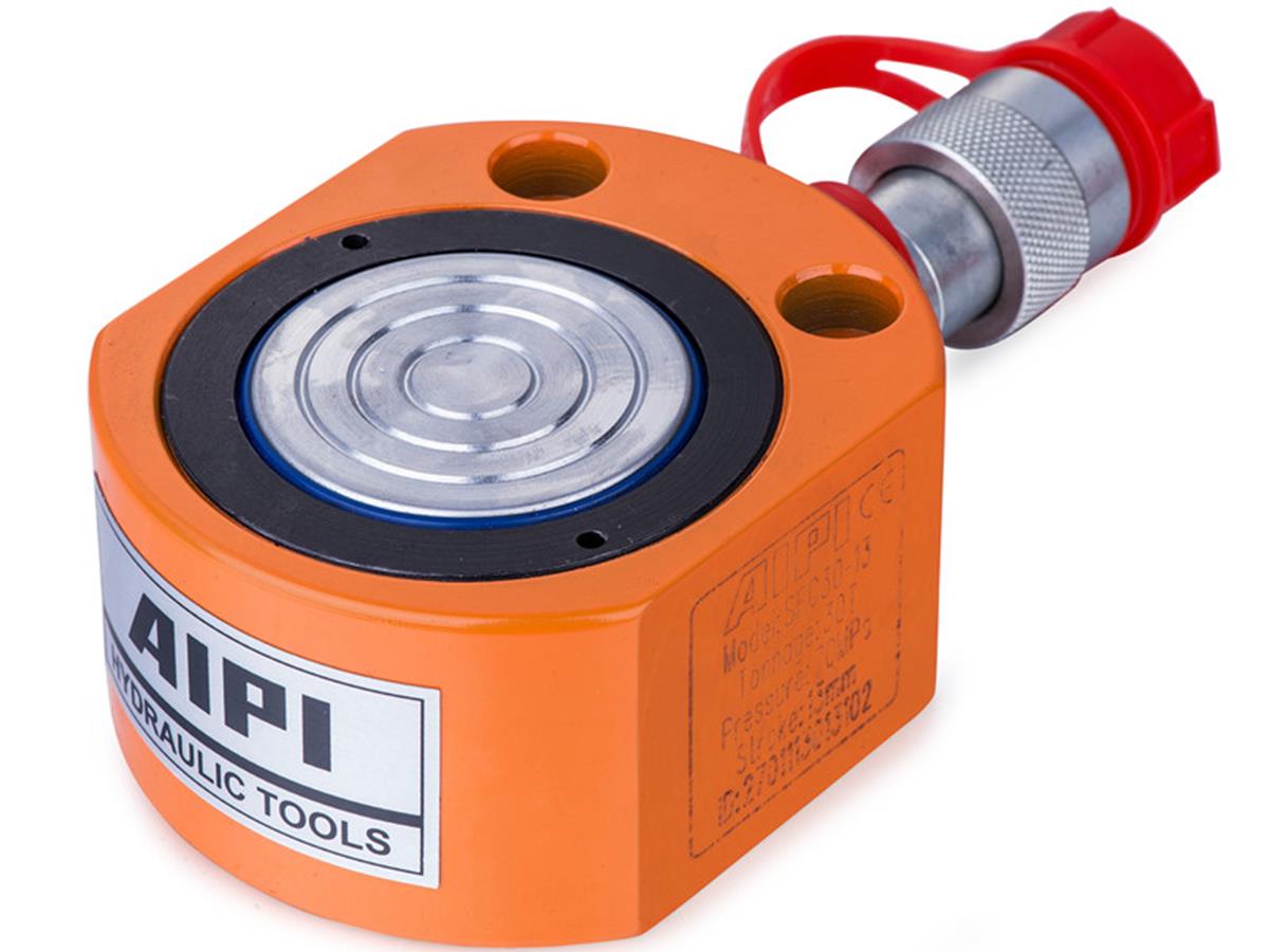 Low flat hydraulic cylinder